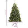 Árbol De Navidad Artificial Con Piñas 180 Cm Vidaxl