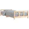 Estructura De Cama Infantil Madera Maciza De Pino 90x190 Cm Vidaxl