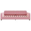 Sofá Cama Con Colchón Terciopelo Rosa 80x200 Cm Vidaxl