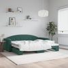 Sofá Cama Nido Terciopelo Verde Oscuro 90x200 Cm Vidaxl