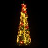 Árbol De Navidad Artificial Desplegable 100 Led Verde 150 Cm Vidaxl