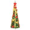 Árbol De Navidad Artificial Desplegable 100 Led Verde 150 Cm Vidaxl