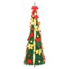 Árbol De Navidad Artificial Desplegable 100 Led Verde 150 Cm Vidaxl