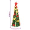 Árbol De Navidad Artificial Desplegable 100 Led Verde 150 Cm Vidaxl