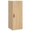 Aparador De Madera Contrachapada Roble Sonoma 34,5x34x180 Cm Vidaxl