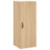 Aparador De Madera Contrachapada Roble Sonoma 34,5x34x180 Cm Vidaxl