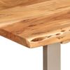 Mesa De Comedor Madera Maciza De Acacia 110x50x76 Cm Vidaxl