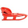 Trineo Con Asiento Polipropileno Rojo 102,5x40x23 Cm Vidaxl