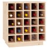 Botellero De Madera Maciza De Pino 55,5x34x61 Cm Vidaxl