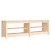 Banco Zapatero De Madera Maciza De Pino 160x36,5x50 Cm Vidaxl