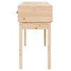 Mesa Consola Madera Maciza De Pino 114x40x75 Cm Vidaxl