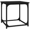 Mesa Auxiliar De Madera Contrachapada Negro 40x40x40 Cm Vidaxl