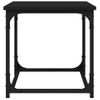 Mesa Auxiliar De Madera Contrachapada Negro 40x40x40 Cm Vidaxl