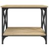 Mesa Auxiliar Madera Contrachapada Roble Sonoma 55x38x45 Cm Vidaxl