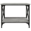 Mesa Auxiliar Madera Contrachapada Gris Sonoma 55x38x45 Cm Vidaxl