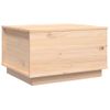 Mesa De Centro De Madera Maciza De Pino 60x50x35 Cm Vidaxl