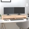 Soporte Para Monitor Madera Maciza De Pino 100x27x15 Cm Vidaxl