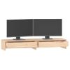 Soporte Para Monitor Madera Maciza De Pino 100x27x15 Cm Vidaxl