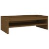 Soporte Para Monitor Madera Maciza Pino Marrón Miel 50x24x16 Cm Vidaxl