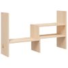 Soporte Para Monitor Madera Maciza De Pino (39-72)x17x43 Cm Vidaxl