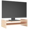 Soporte Para Monitor Madera Maciza De Pino 50x27x15 Cm Vidaxl