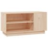 Mueble De Tv De Madera Maciza De Pino 80x35x40,5 Cm Vidaxl