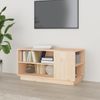 Mueble De Tv De Madera Maciza De Pino 80x35x40,5 Cm Vidaxl