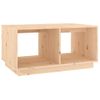 Mesa De Centro De Madera Maciza De Pino 80x50x40 Cm Vidaxl