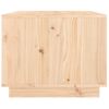 Mesa De Centro De Madera Maciza De Pino 80x50x40 Cm Vidaxl