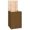 Baúl Para Colada Madera Maciza Pino Marrón Miel 44x44x66 Cm Vidaxl