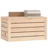 Caja De Almacenaje Madera Maciza De Pino 89x36,5x33 Cm Vidaxl