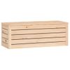 Caja De Almacenaje Madera Maciza De Pino 89x36,5x33 Cm Vidaxl