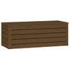 Caja Almacenaje Madera Maciza Pino Marrón Miel 89x36,5x33 Cm Vidaxl