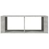 Mesa De Centro Madera Contrachapada Gris Hormigón 100x50x36 Cm Vidaxl