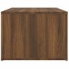 Mesa De Centro Madera Contrachapada Roble Marrón 100x50x36 Cm Vidaxl