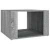 Mesita De Noche Madera Contrachapada Gris Sonoma 57x55x36 Cm Vidaxl