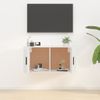 Mueble Para Tv De Pared Blanco 80x34,5x40 Cm Vidaxl