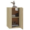 Mueble Para Tv De Pared Roble Sonoma 40x34,5x60 Cm Vidaxl