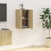 Mueble Para Tv De Pared Roble Sonoma 40x34,5x60 Cm Vidaxl