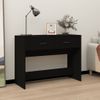 Mesa Consola Madera Contrachapada Negro 100x39x75 Cm Vidaxl