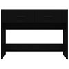 Mesa Consola Madera Contrachapada Negro 100x39x75 Cm Vidaxl