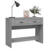 Mesa Consola Madera Contrachapada Gris Sonoma 100x39x75 Cm Vidaxl