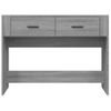 Mesa Consola Madera Contrachapada Gris Sonoma 100x39x75 Cm Vidaxl