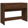 Mesa Consola Madera Contrachapada Roble Marrón 100x39x75 Cm Vidaxl