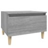 Mesa Auxiliar Madera Contrachapada Gris Sonoma 50x46x35 Cm Vidaxl