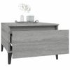 Mesa Auxiliar Madera Contrachapada Gris Sonoma 50x46x35 Cm Vidaxl