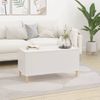 Mesa De Centro Madera Contrachapada Blanco 90x44,5x45 Cm Vidaxl