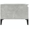 Mesa De Centro Madera Contrachapada Gris Hormigón 90x50x36,5 Cm Vidaxl