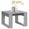 Mesa Auxiliar Madera Contrachapada Gris Sonoma 50x50x35 Cm Vidaxl