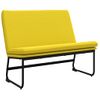 Banco De Tela Amarillo Claro 100x75x76 Cm Vidaxl